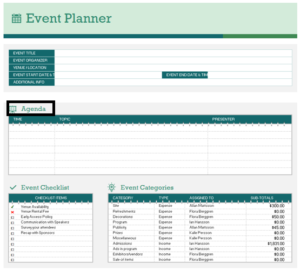 Event Planning Template