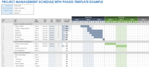 Project Schedule Template